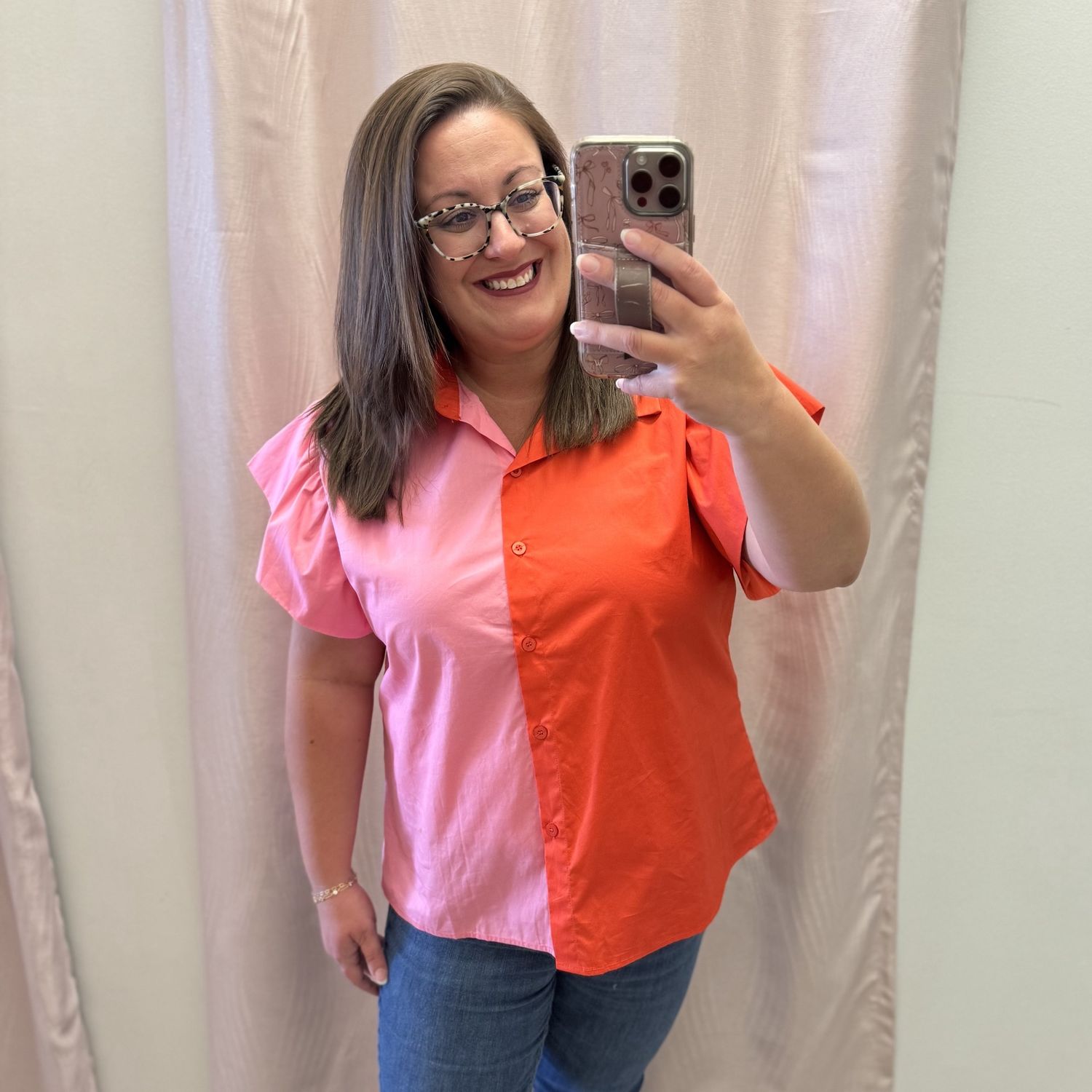 Two Sided Pink Top