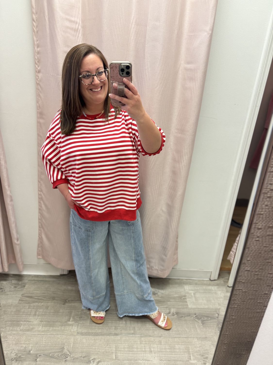Striped Knit Top