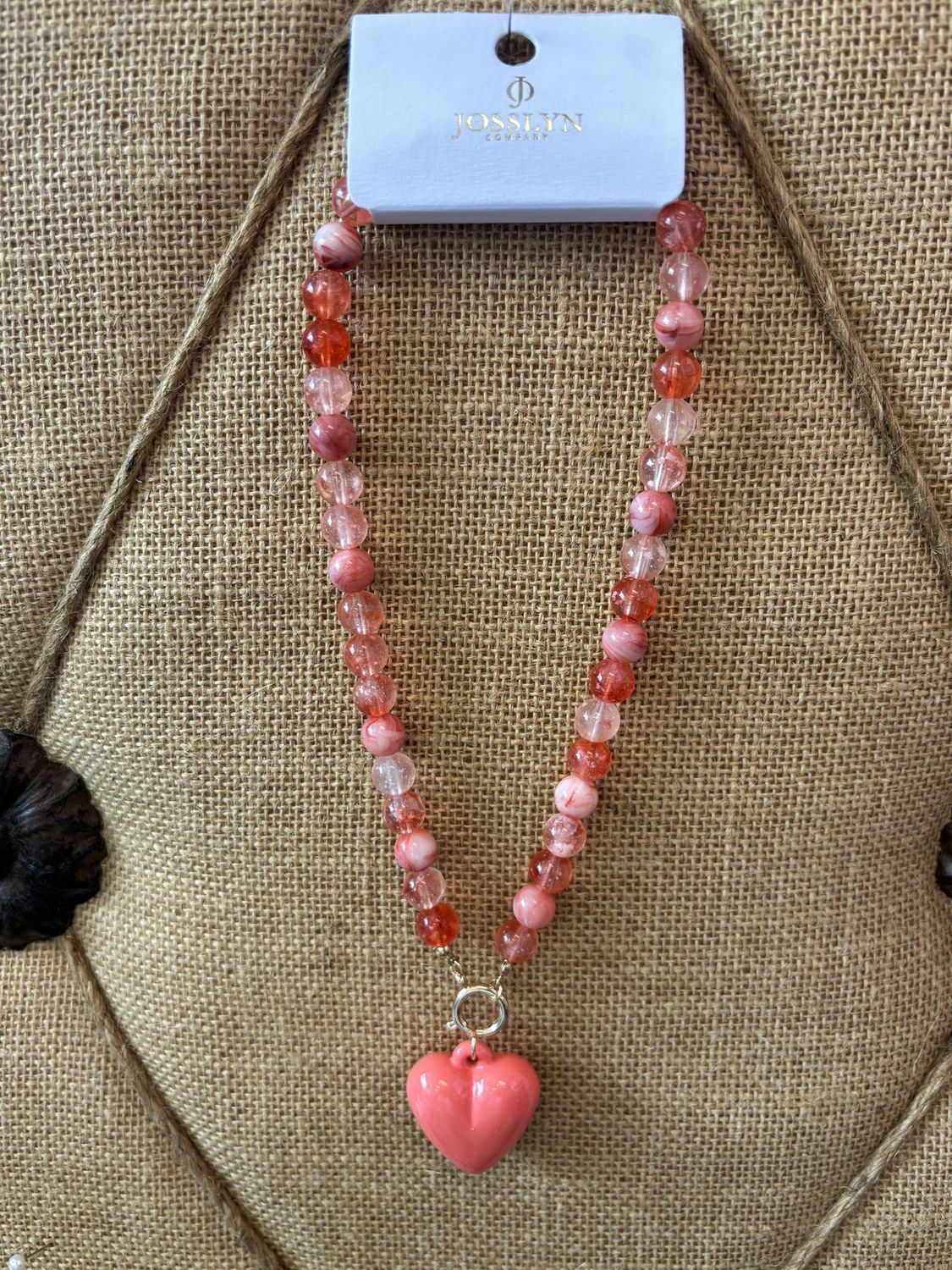 Sweetheart Beaded Necklace