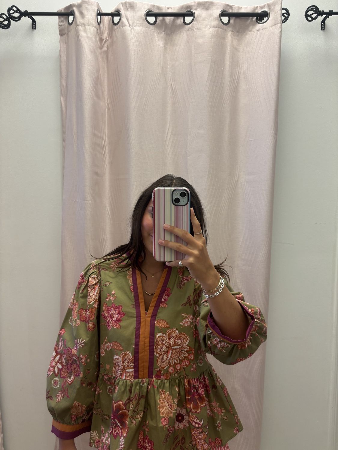 Olivia Floral Peplum