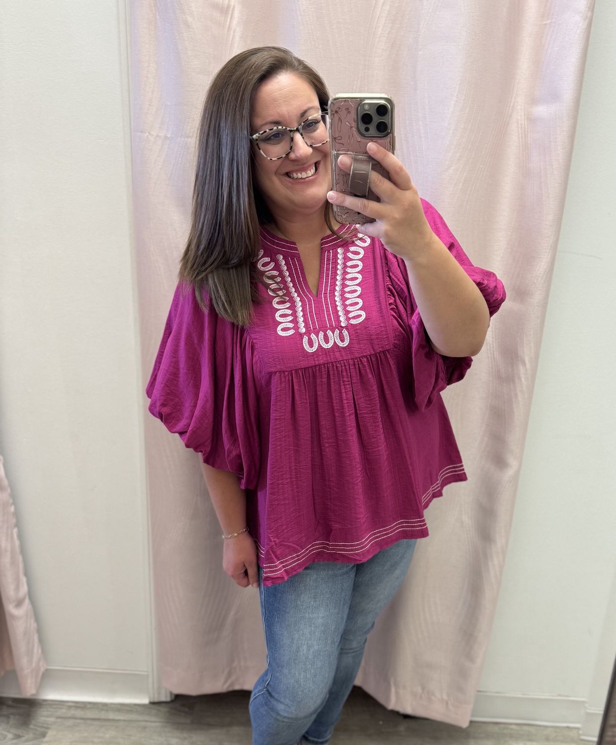 Hem Detail Blouse
