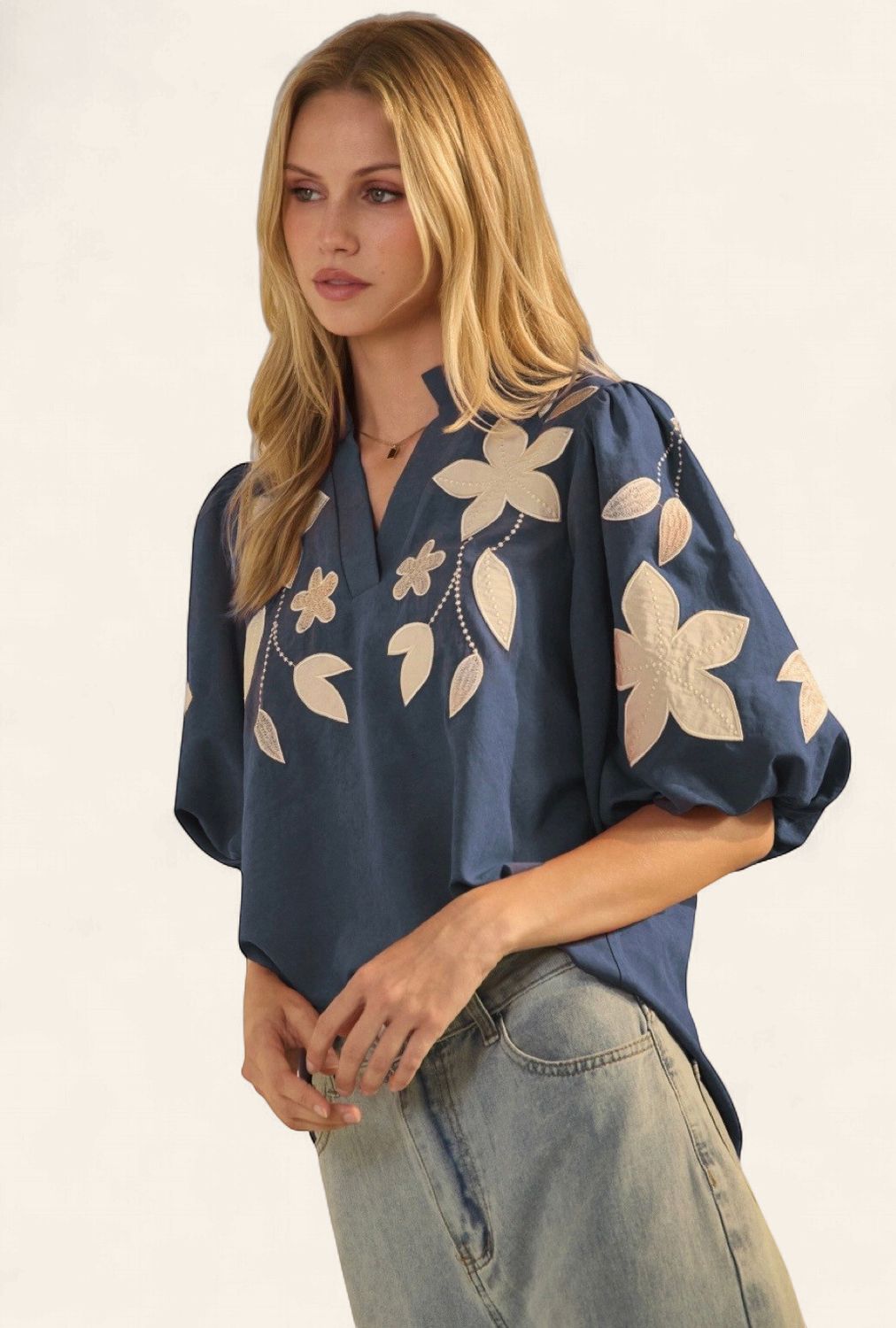 Washed Suede Top