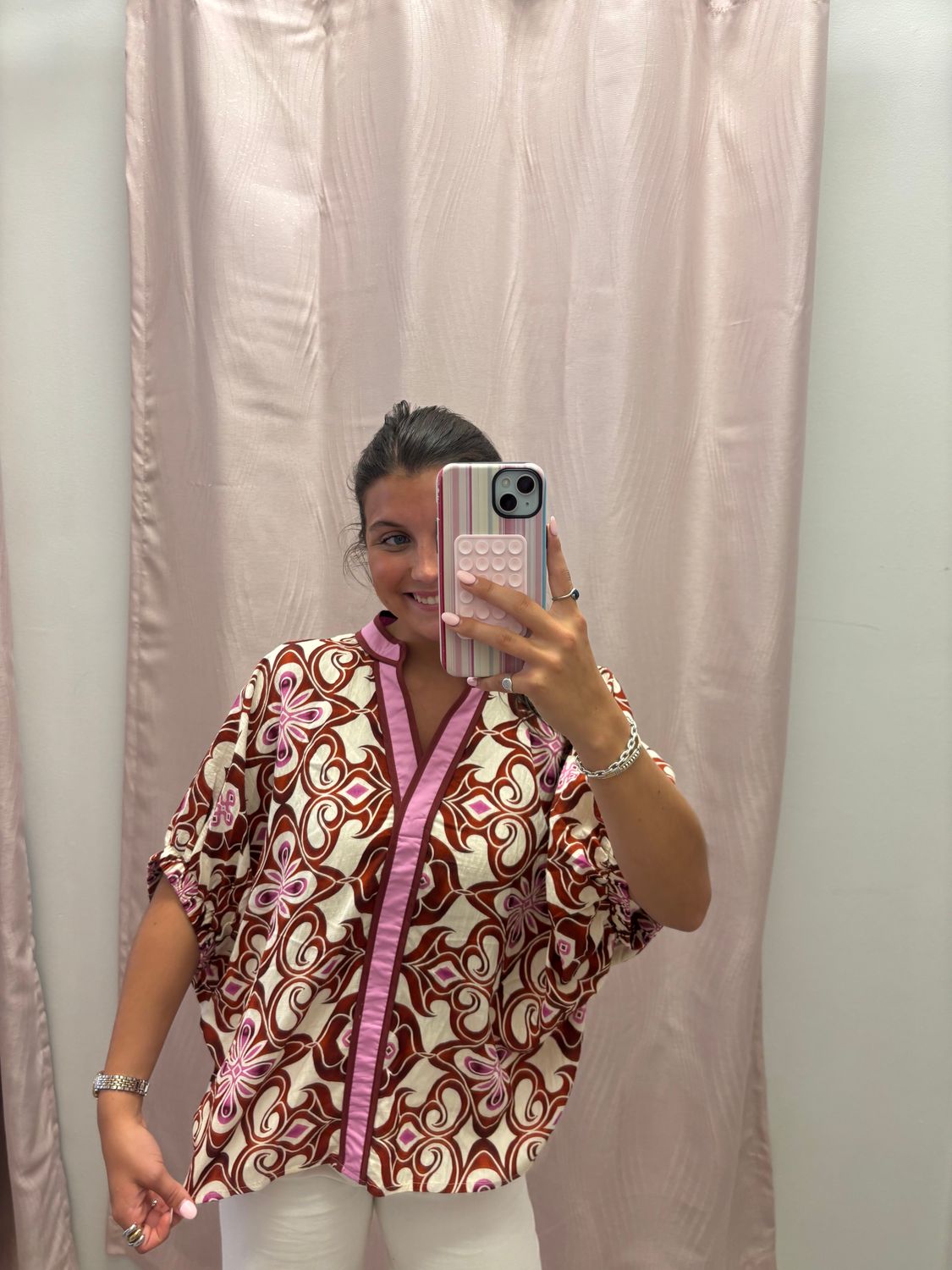 Pink/Rust Blouse