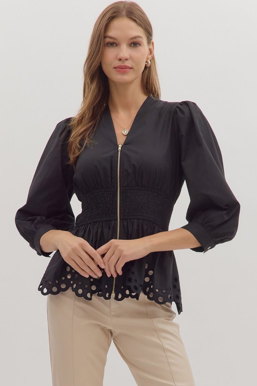 Maureen Smocked Top