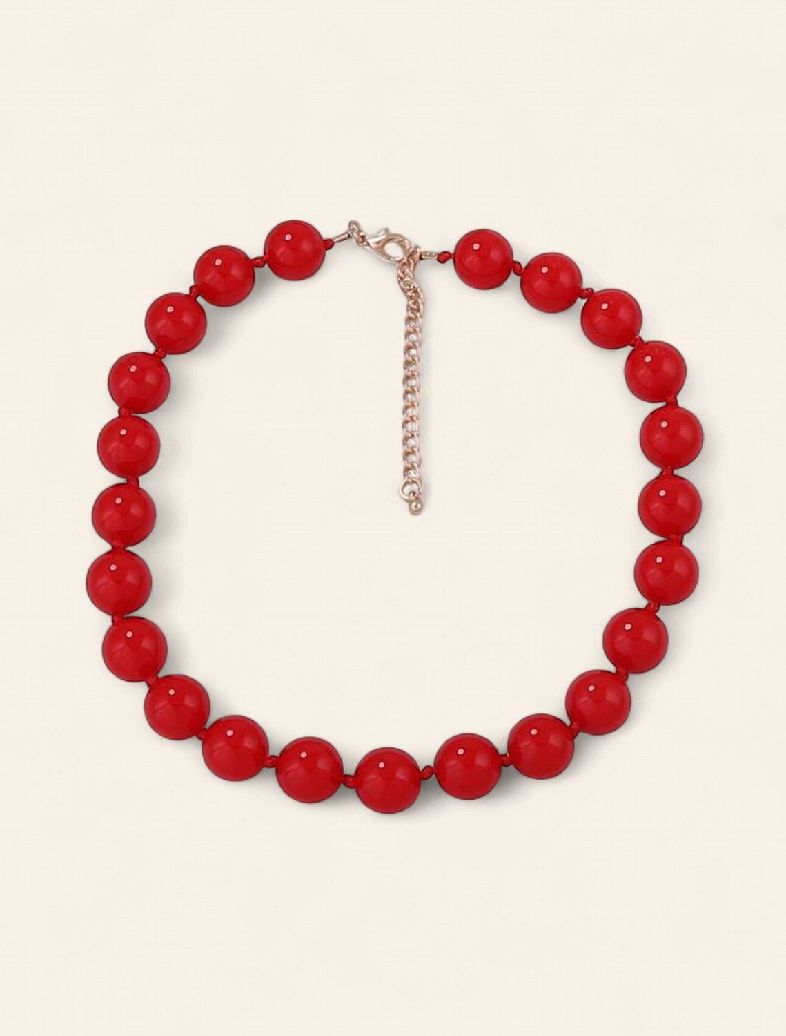 Red Bubble Necklace