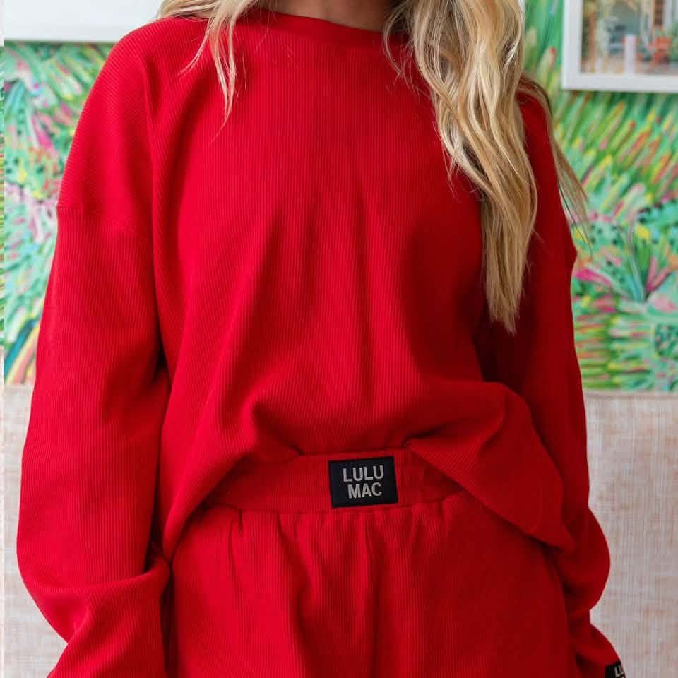 Lulu Mac Waffle Knit Top