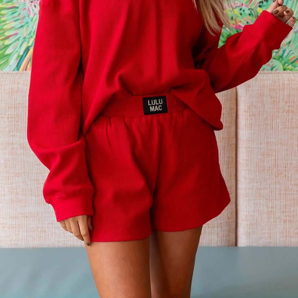 Lulu Mac Waffle Knit Shorts