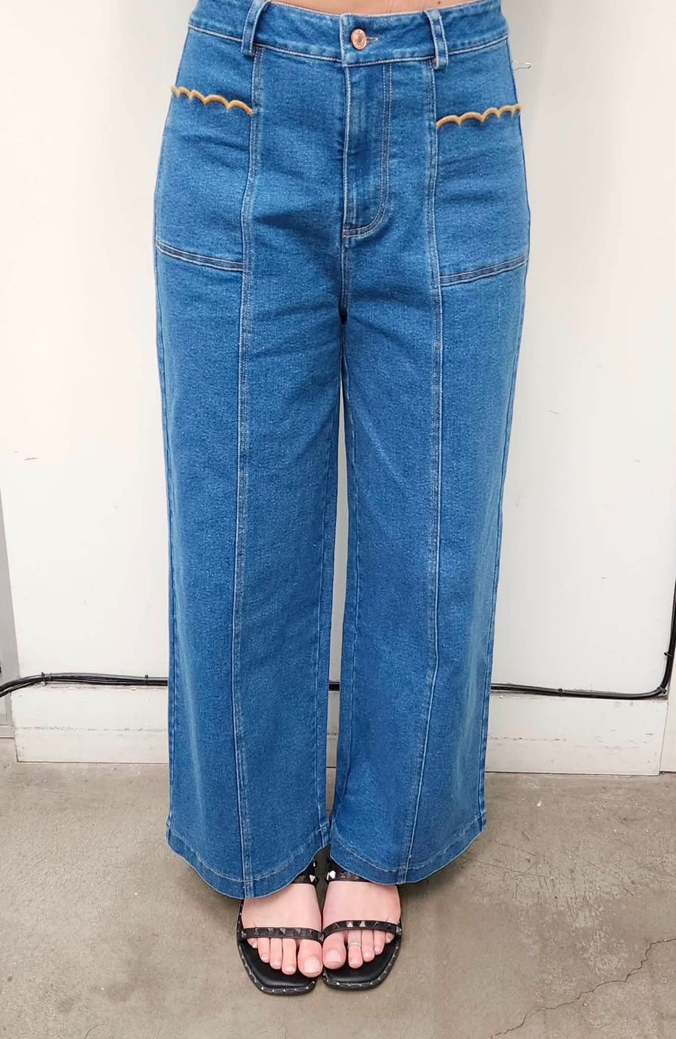 Medium Wash Denim Jeans
