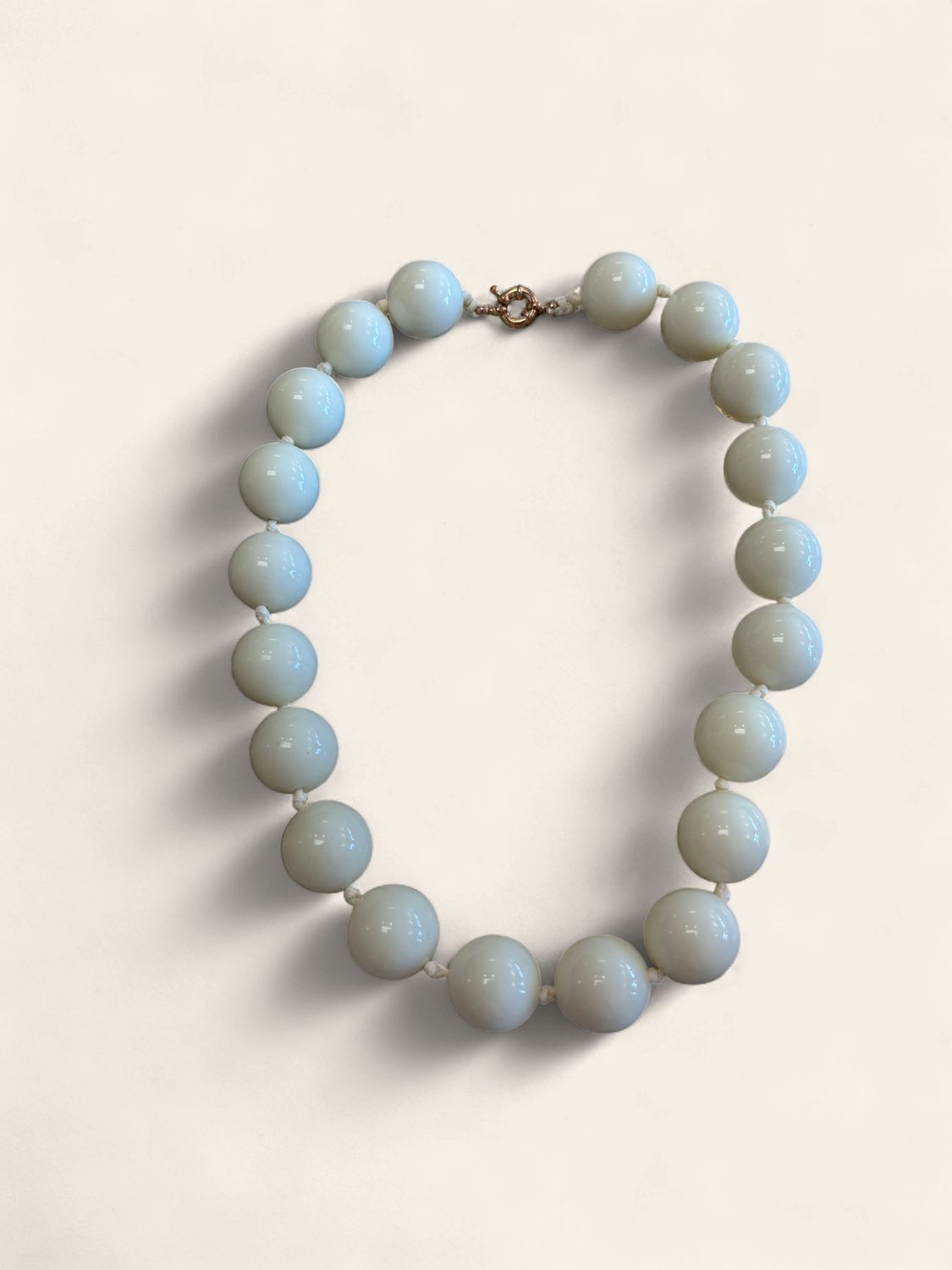 Cream Bubble Necklace