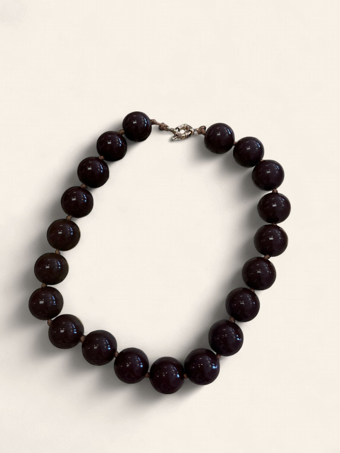 Brown Bubble Necklace