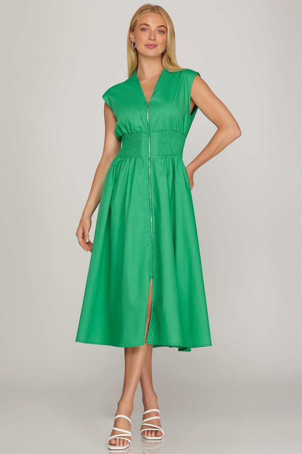 Green Zip Maxi