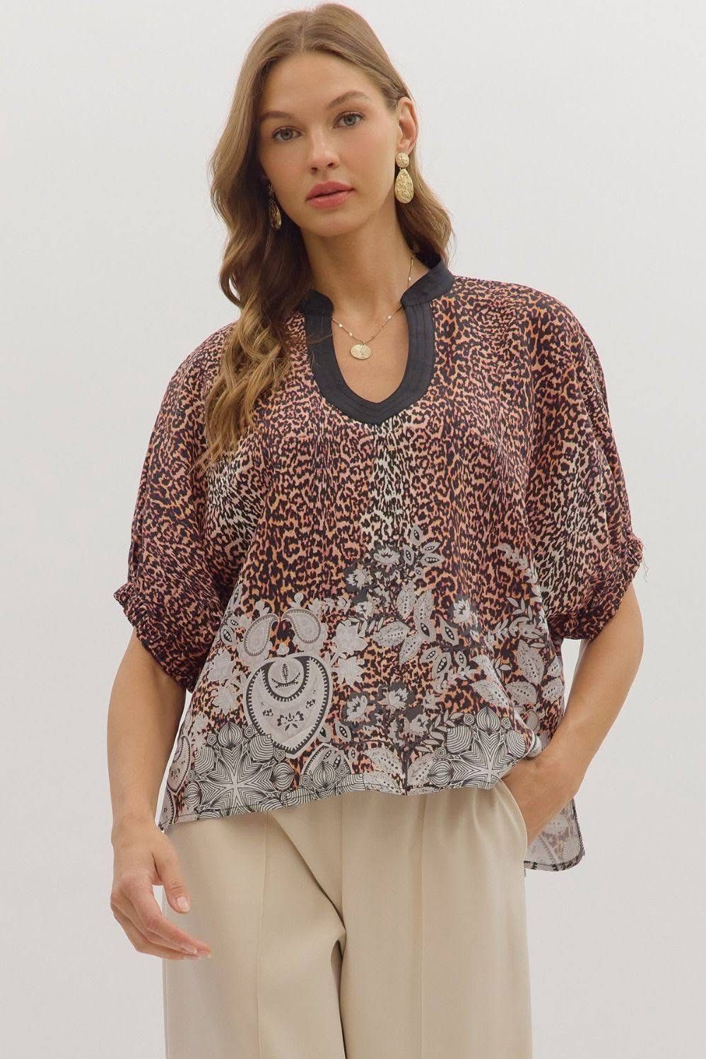 Wild Dolman Top
