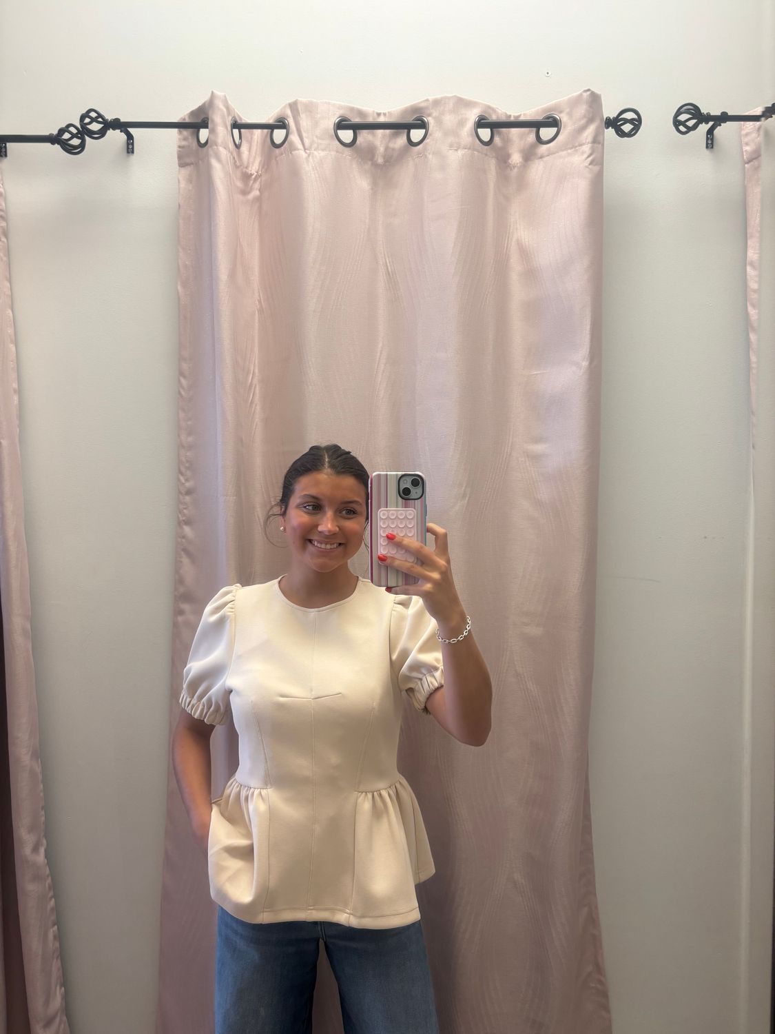 Quinn Peplum Top