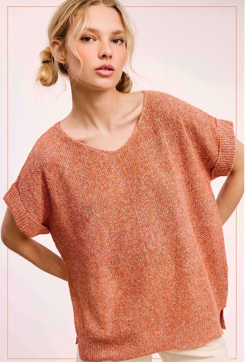 Soft Textured Pullover Sweater