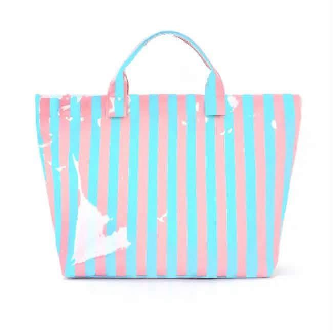 Cotten Candy Striped Bag