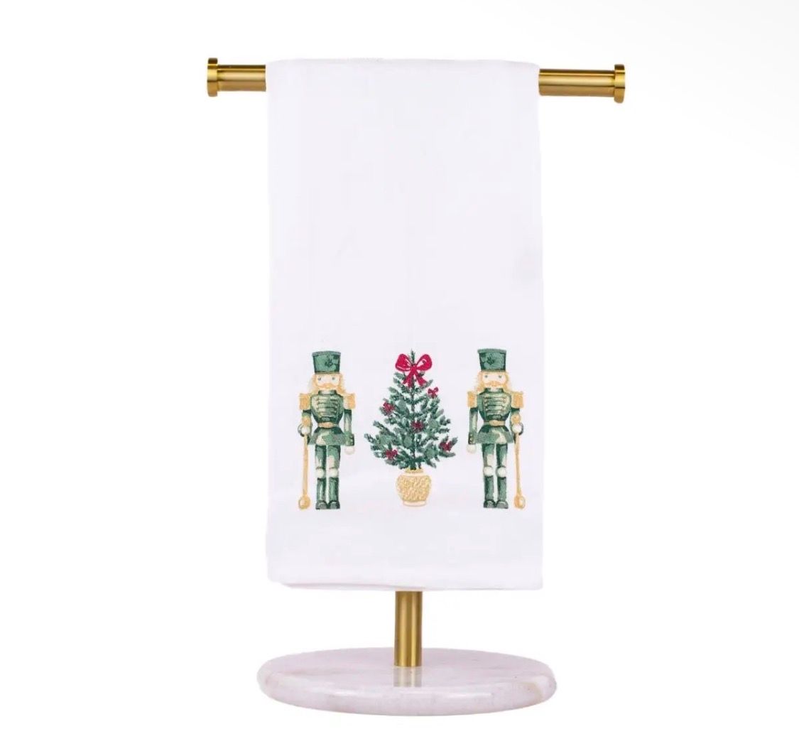 Watercolor Nutcracker Towel