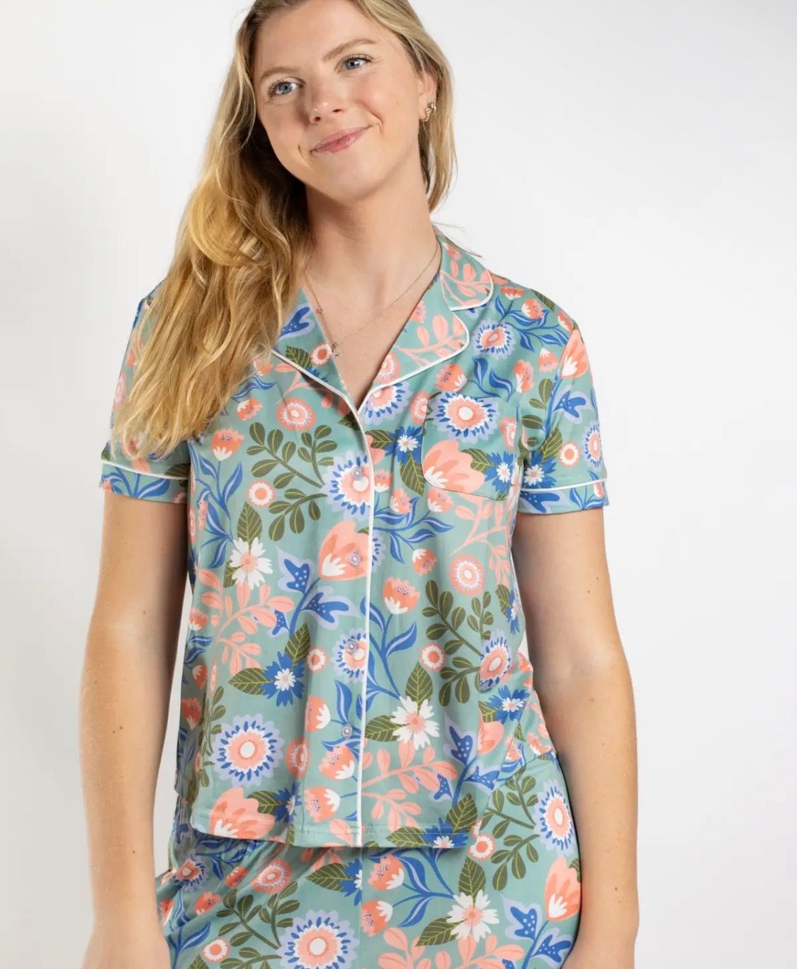 Lizzie Button Up Pjs