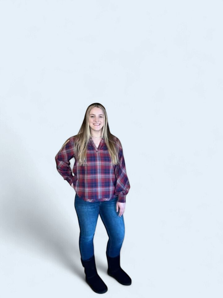 Red Plaid Long Sleeve
