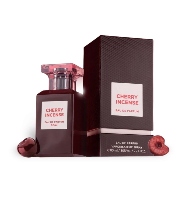 Eau de parfum CHERRY INCENSE de Fragrance World Perfumes - 100ml