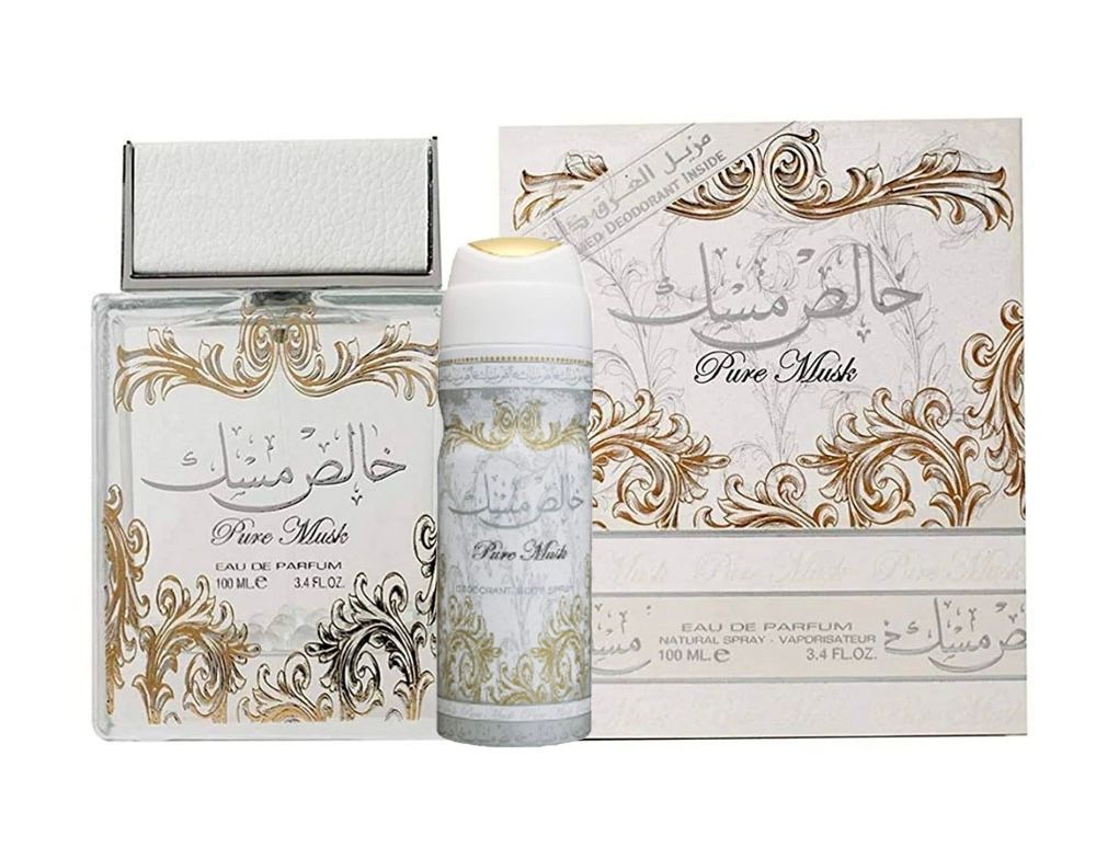 Coffret PURE MUSK Eau de parfum 100 ml + Déodorant - Lattafa