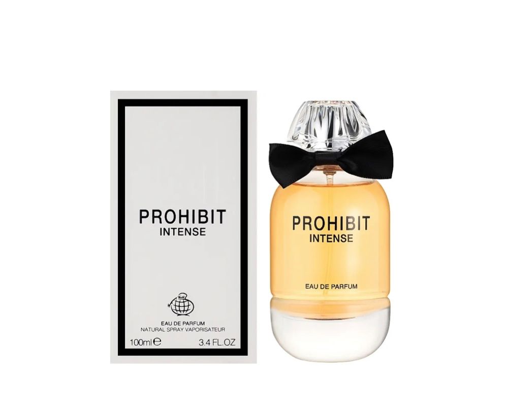 Eau de Parfum PROHIBIT INTENSE de Fragrance World - 100ml