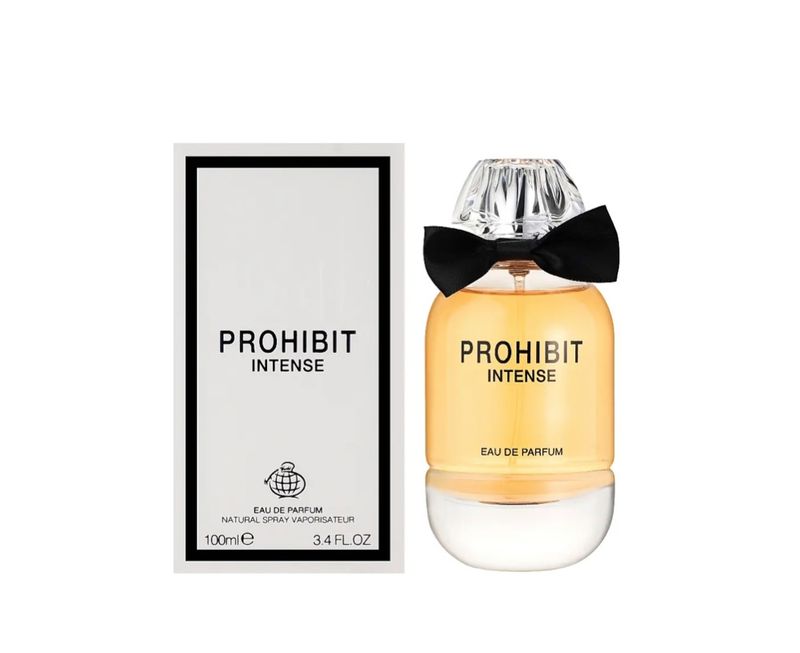 Eau de Parfum PROHIBIT INTENSE de Fragrance World - 100ml