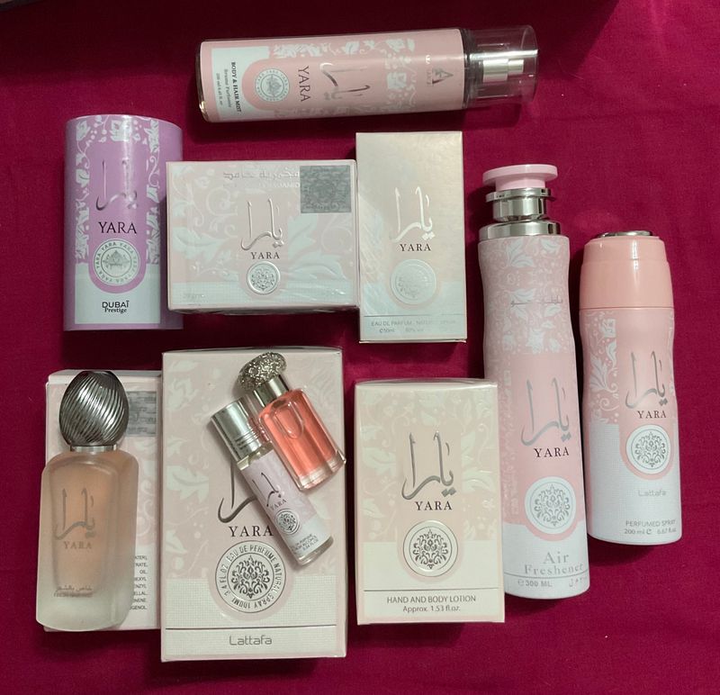 Box Impériale YARA PINK - Lattafa- 11 PIÈCES ~ Femme