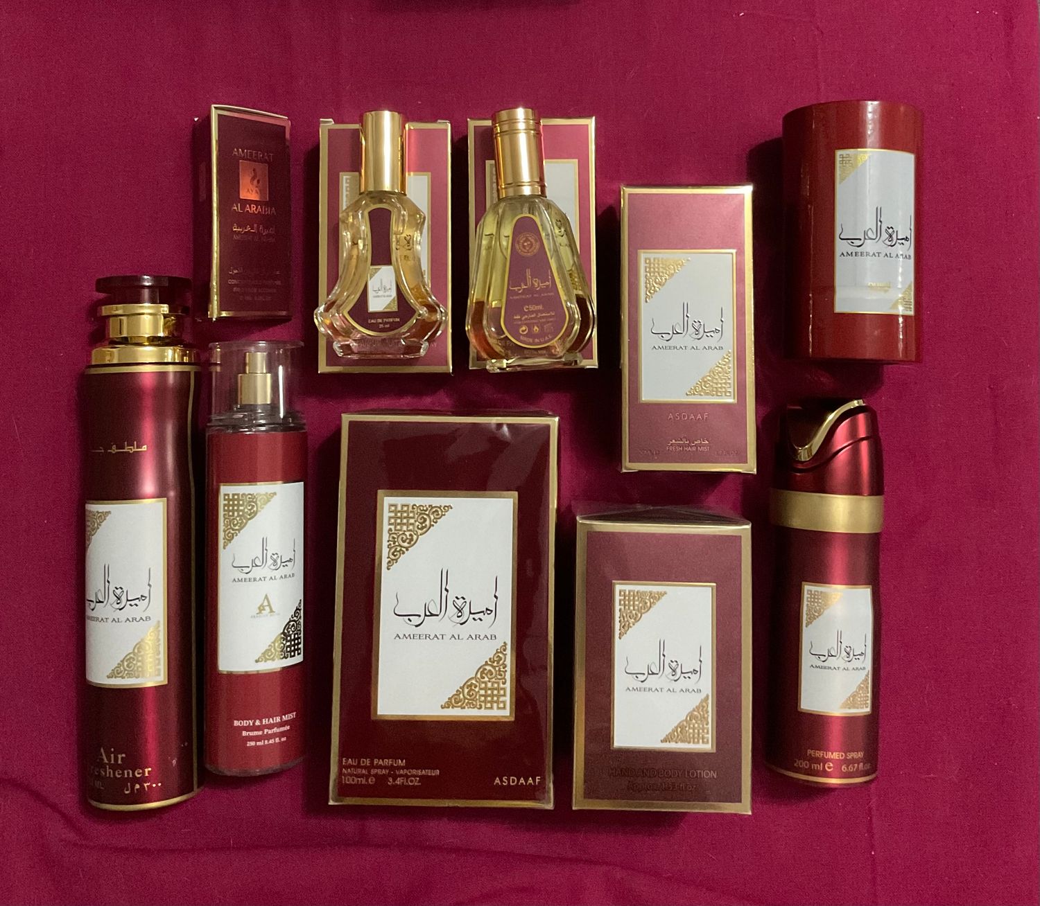 Box Impériale AMEERAT - Lattafa - 12 PIÈCES ~ Femme