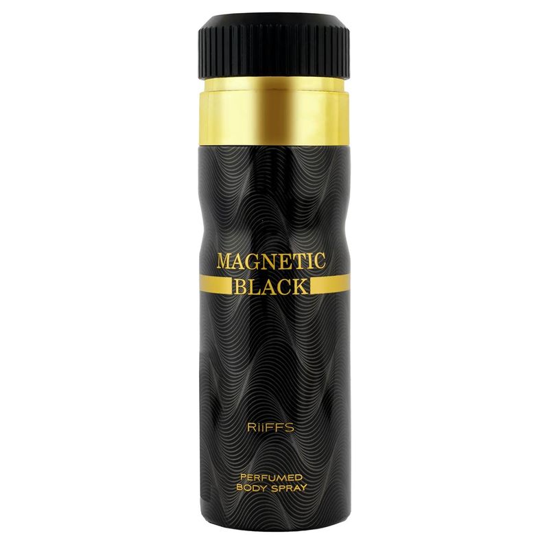 Déodorant MAGNETIC BLACK de Riffs - 200ml ~ Pour homme