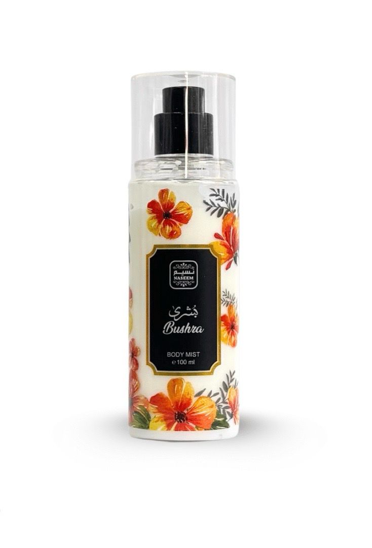 Brume corporelle BUSHRA de Naseem - 100ml - SANS ALCOOL