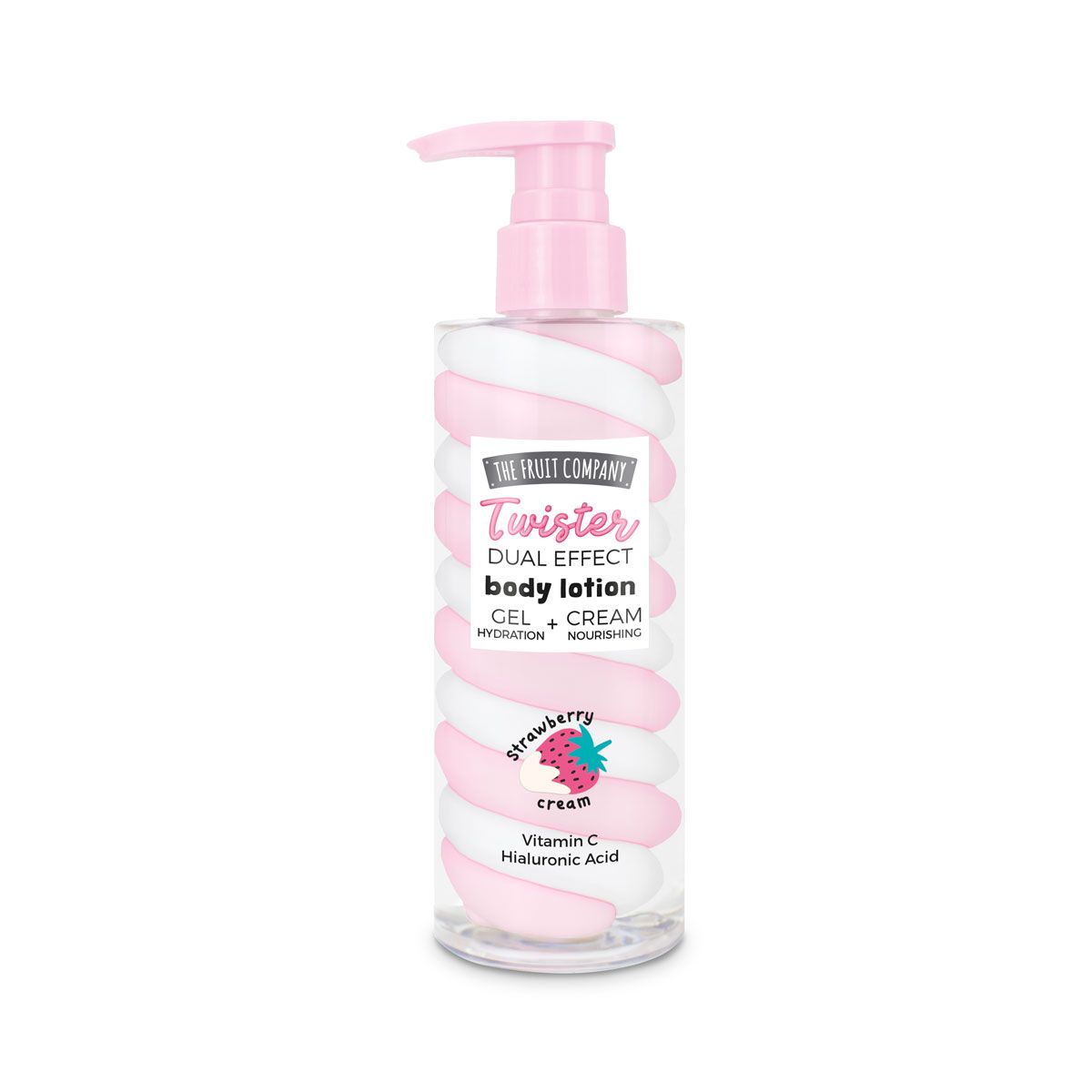 Twister Dual Effect Body Lotion FRAISE CHANTILLY - The Fruit Company - 200gr