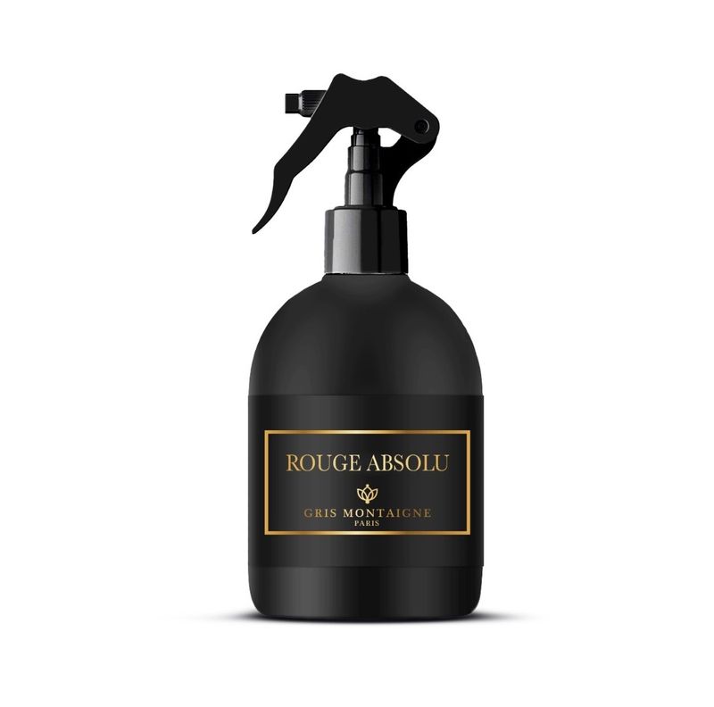 Spray textile ROUGE ABSOLU de Gris Montaigne Paris 250ml
