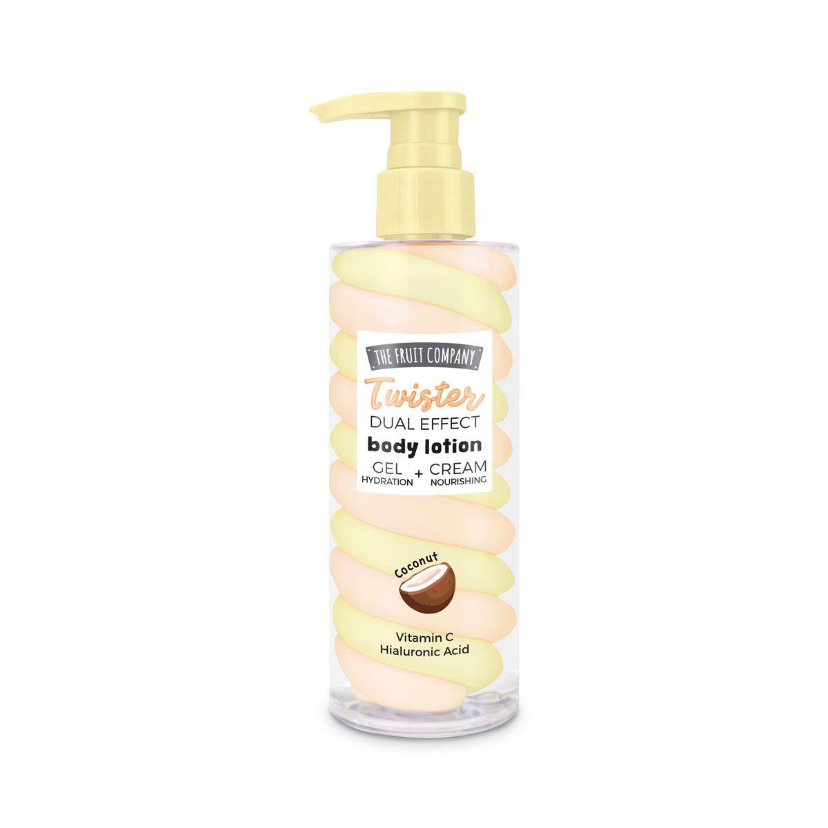 Twister Dual Effect Body Lotion COCO - The Fruit Company - 200gr