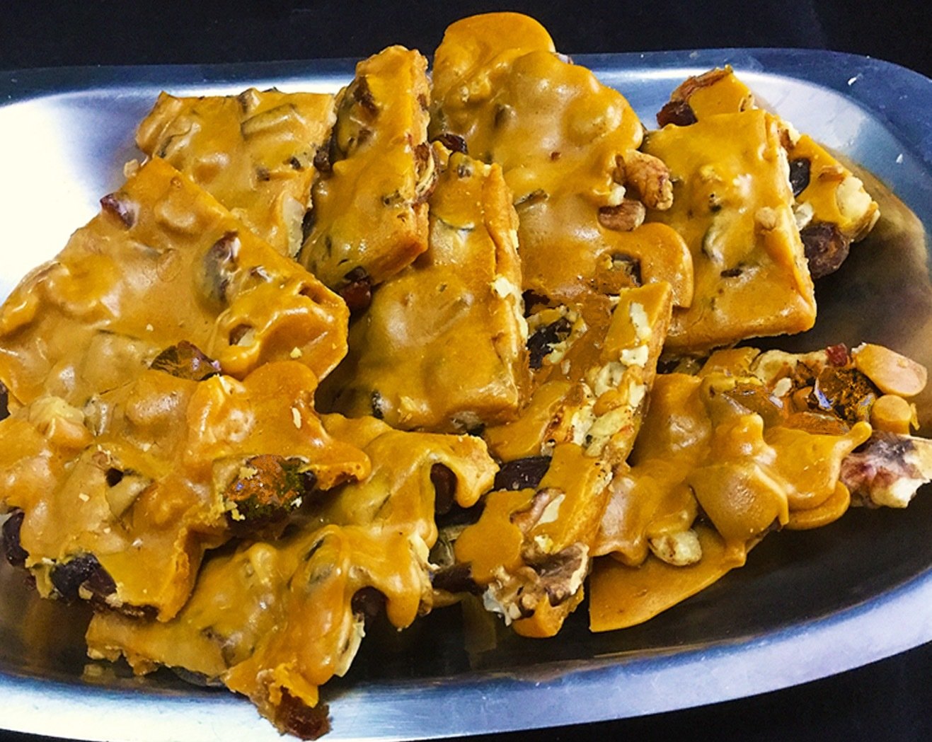 Salted Caramel Bourbon Brittle   (1/2  pound)