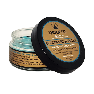 Beeswax BLUE Balls® - For seedy toe and white line defects