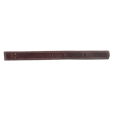 Double stitched latigo leather billet