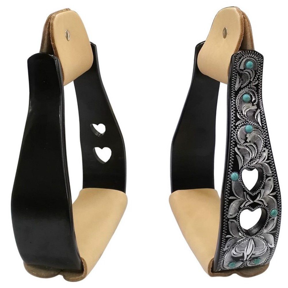Fort Worth hearts stone engraved oxbows