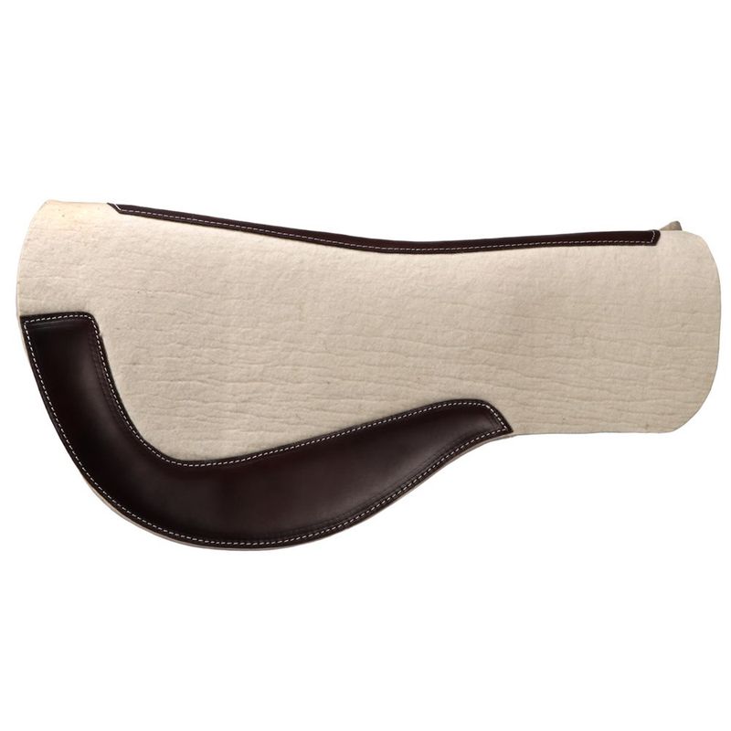 Fort Worth steamed contoured wool felt saddle pad