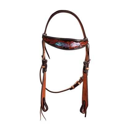 Fort Worth Pink Apache Headstall