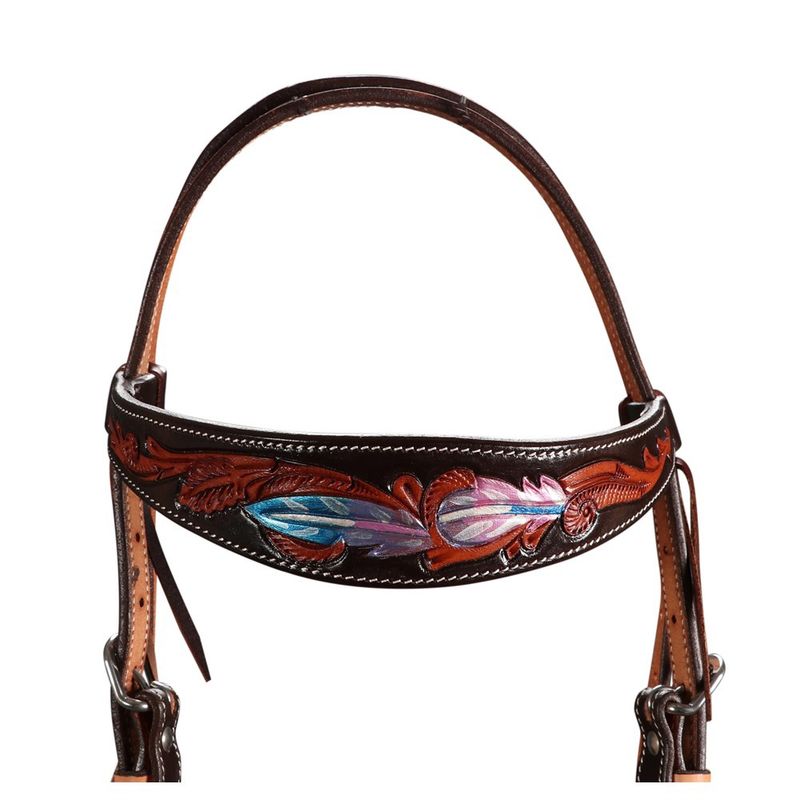 Fort Worth Pink Apache Headstall