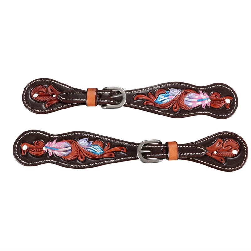 Pink Apache Spur Straps