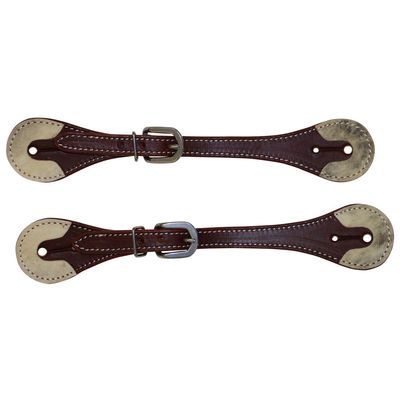 Rawhide End Spur Straps in Latigo - Mens and Ladies available