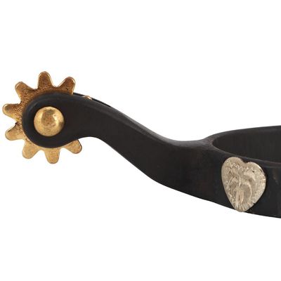 Silver Heart Spurs