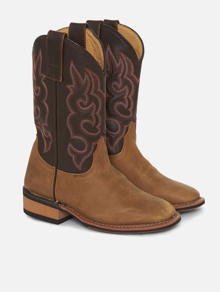 Baxter - Square Toe Western, Size: Men&#39;s Uk 7