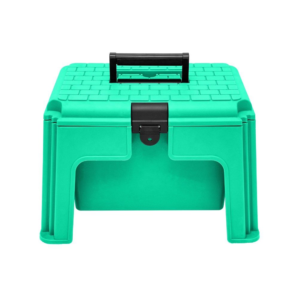 Step-Up Tack Box, Colour: Turquoise
