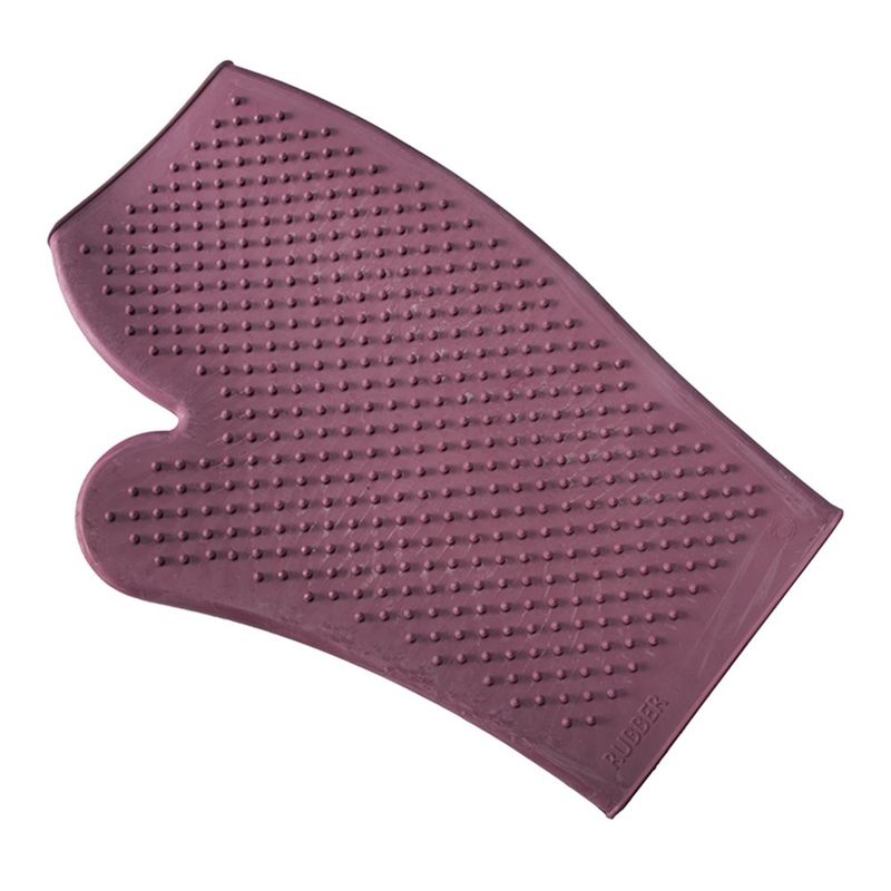 Rubber Grooming Mitt - available in 5 colours