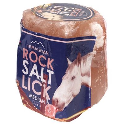 Himalayan Rock Salt Lick with rope  3Kg