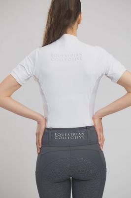 Equestrian Collective Mesh Base Layer - White Short Sleeve