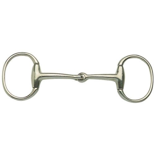 Eggbutt Snaffle Bit - available in 2 sizes, Size: Cob (12.5cm)