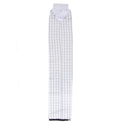 Kool Master cotton blend ripstop tailbag - white &amp; navy